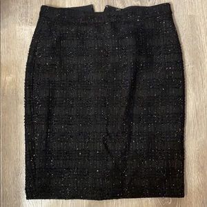 Ann Taylor Black Pencil Skirt